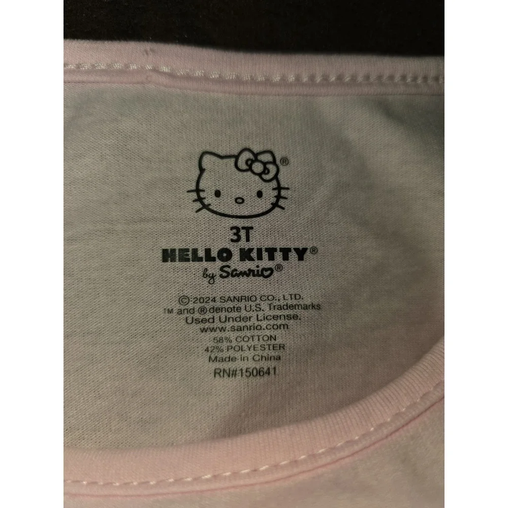 Hello kitty floral top and shorts outfit size‎ 3t nwt